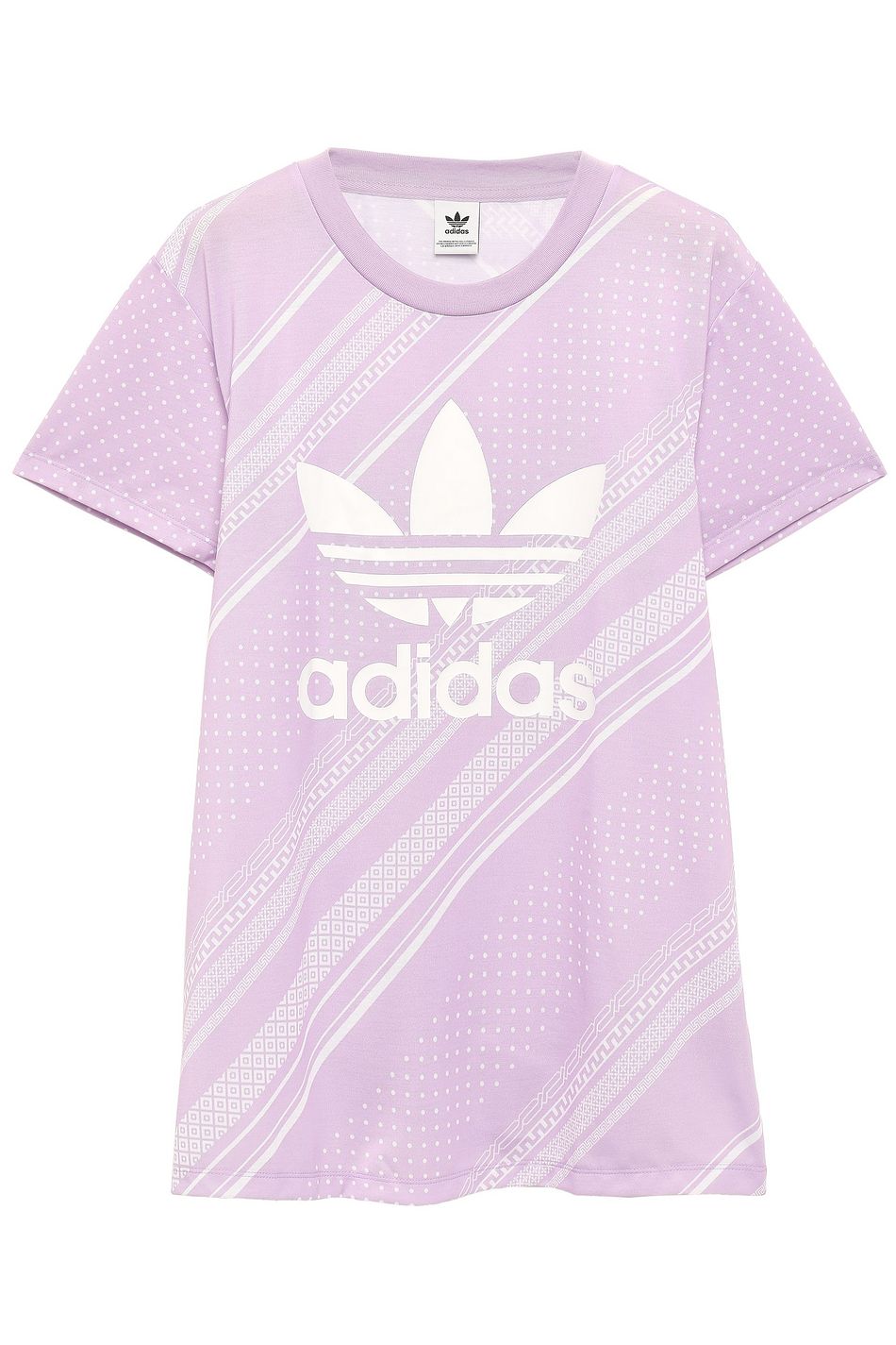 lilac adidas shirt