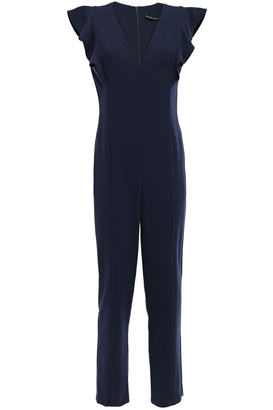 black halo navy jumpsuit