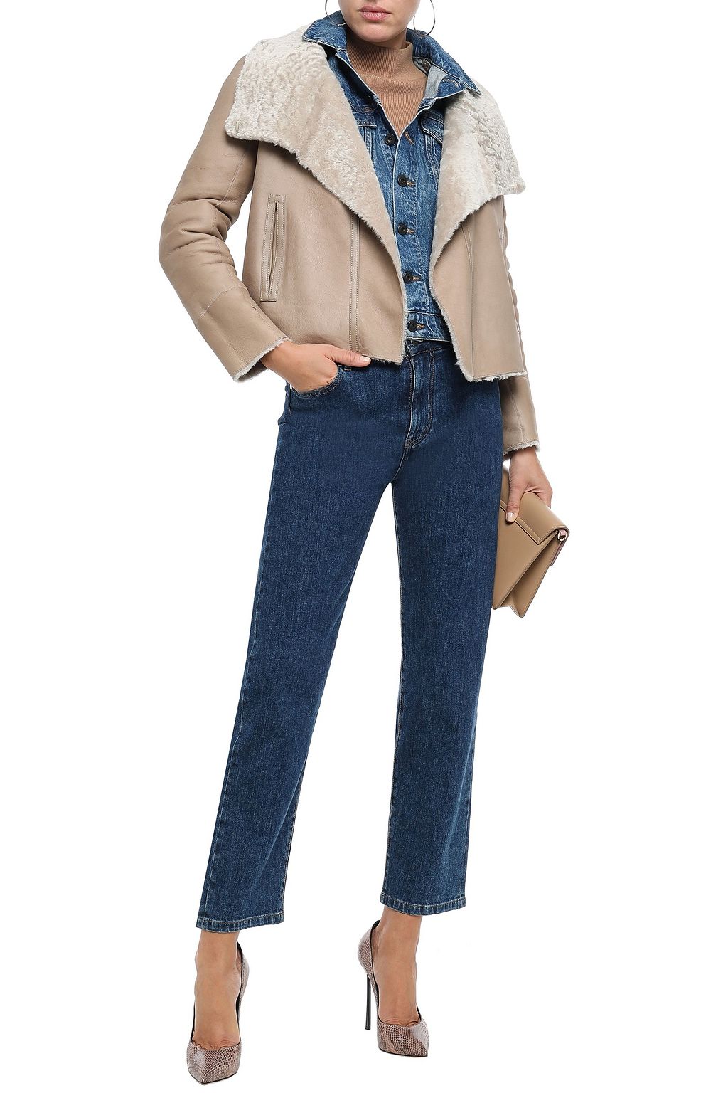 YVES SALOMON Shearling jacket