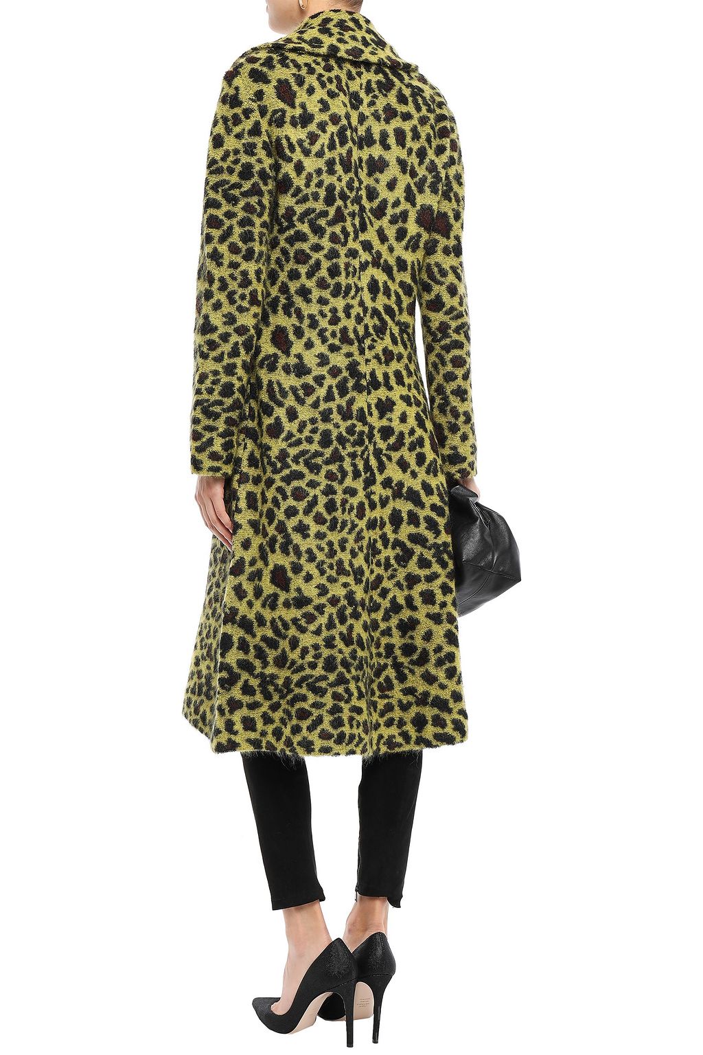 MISSONI Leopard-print jacquard-knit coat