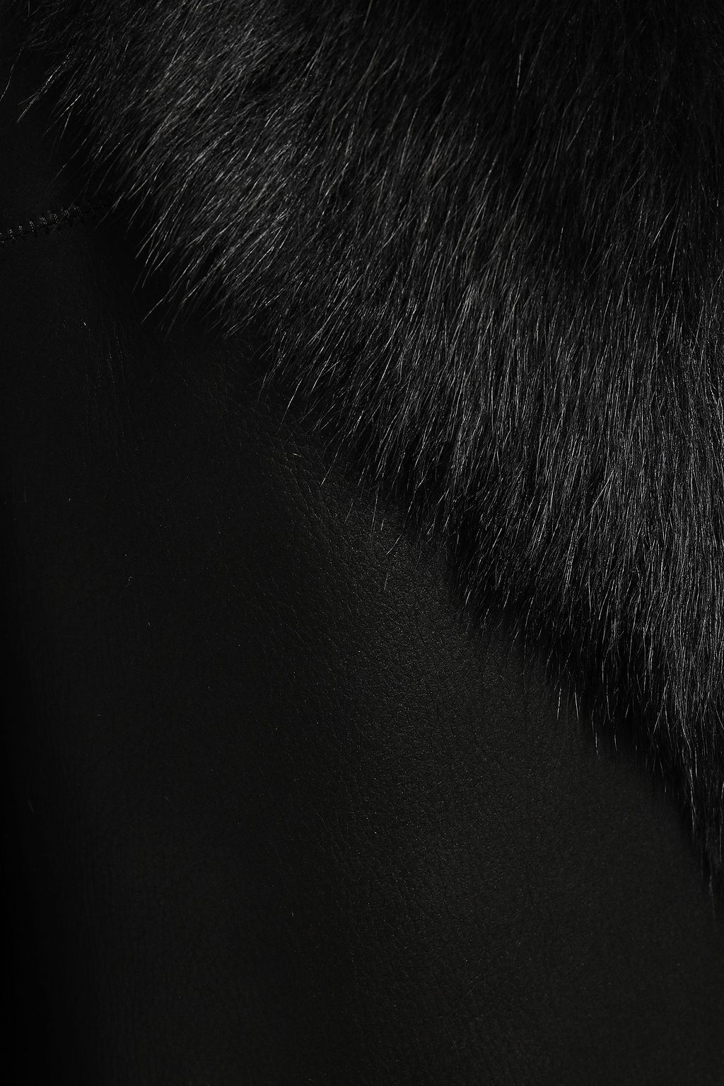 YVES SALOMON Reversible wool-paneled shearling coat