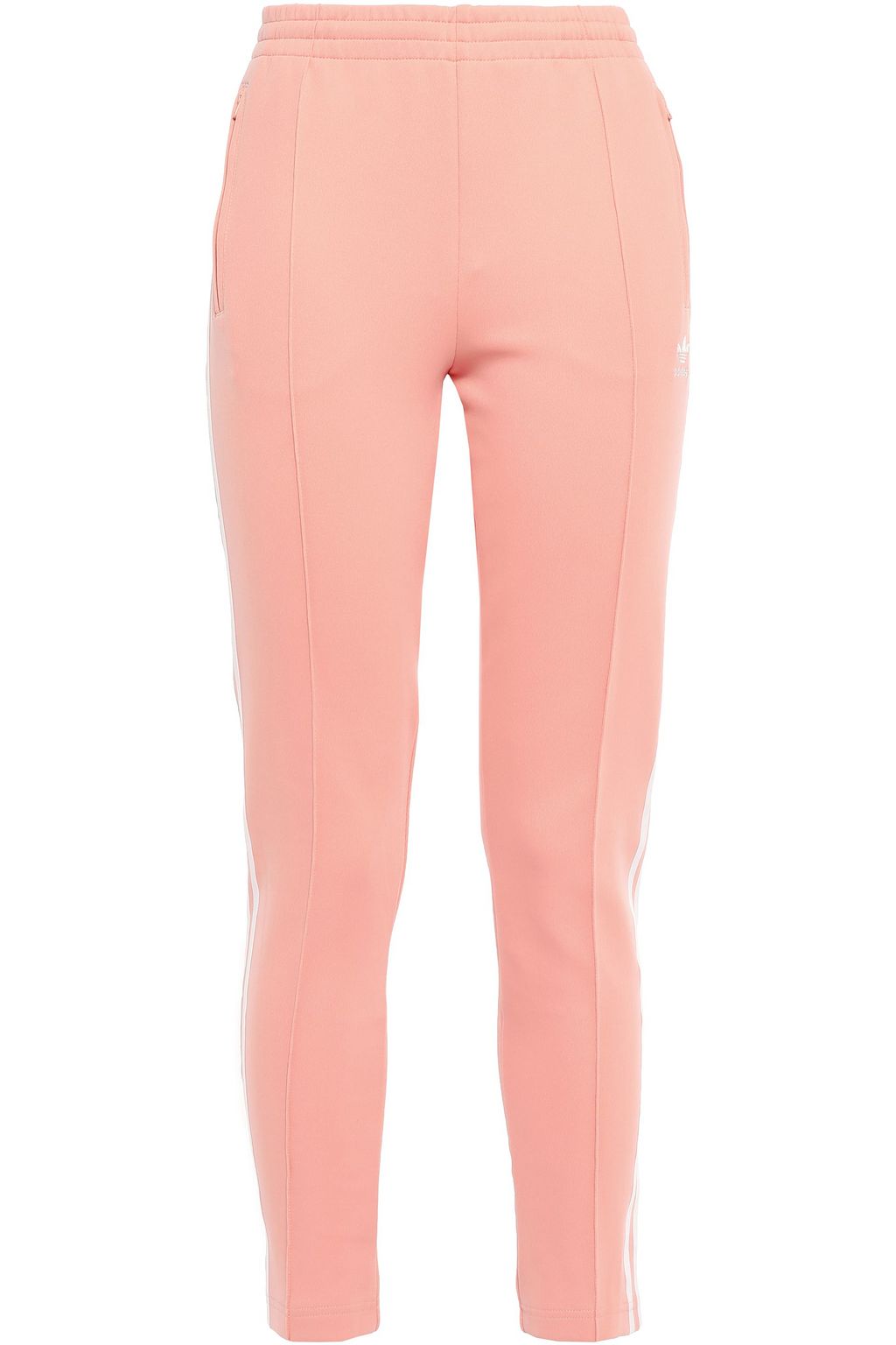peach adidas track pants