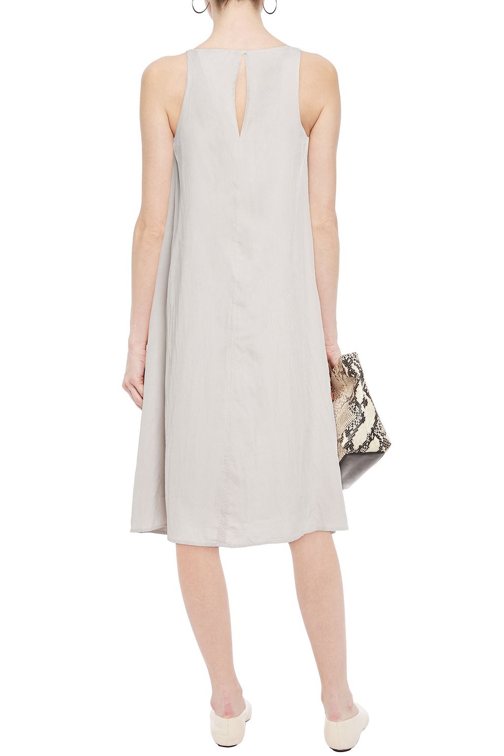 JAMES PERSE Washed-sateen dress