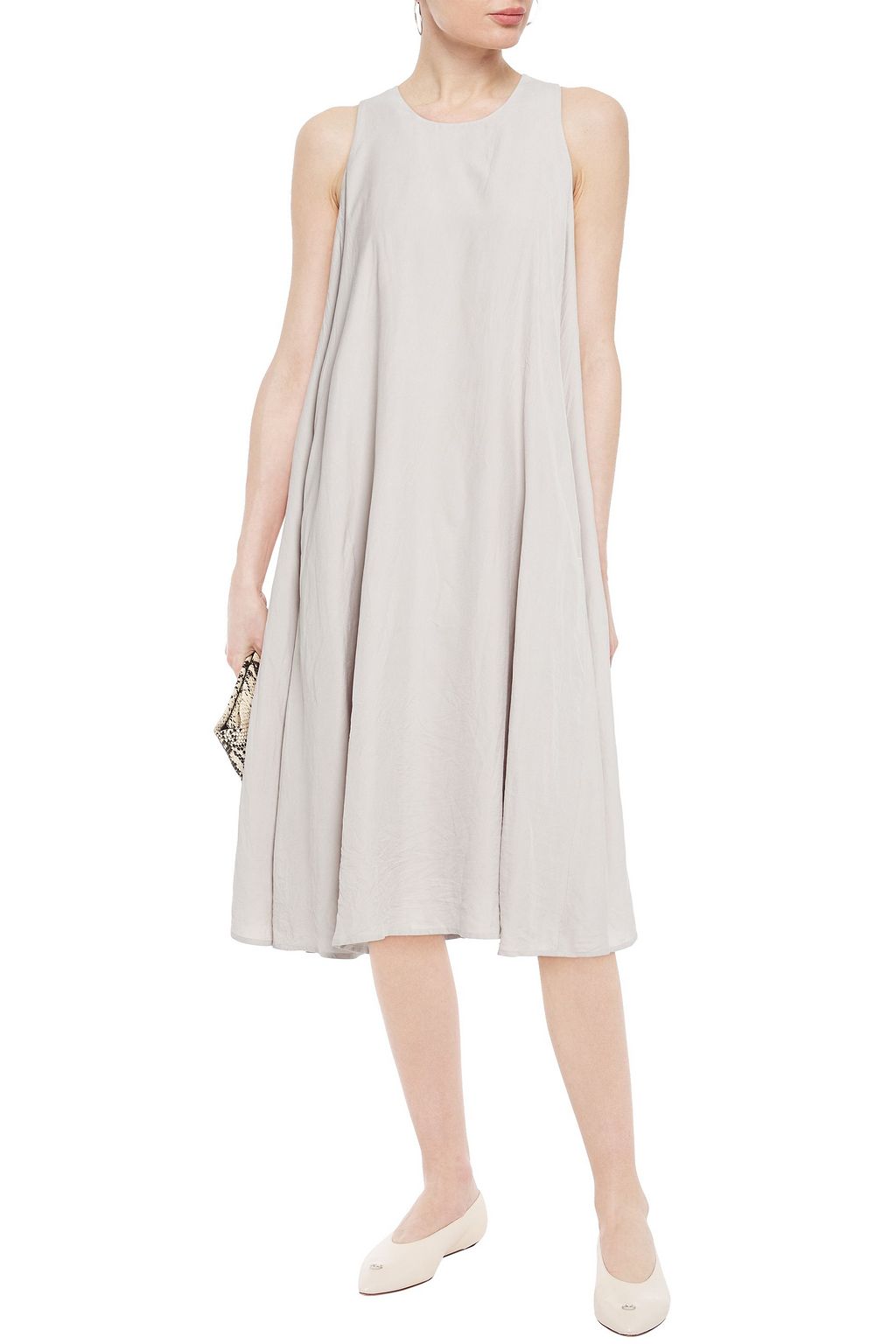 JAMES PERSE Washed-sateen dress