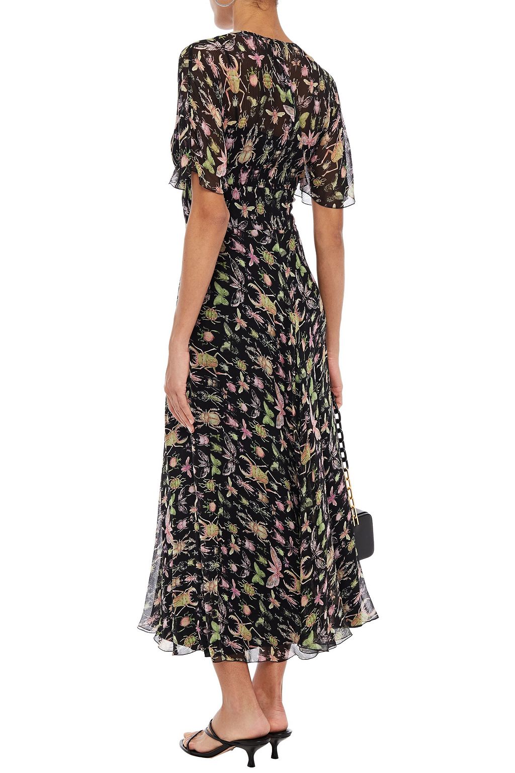 REDVALENTINO Printed midi dress THE