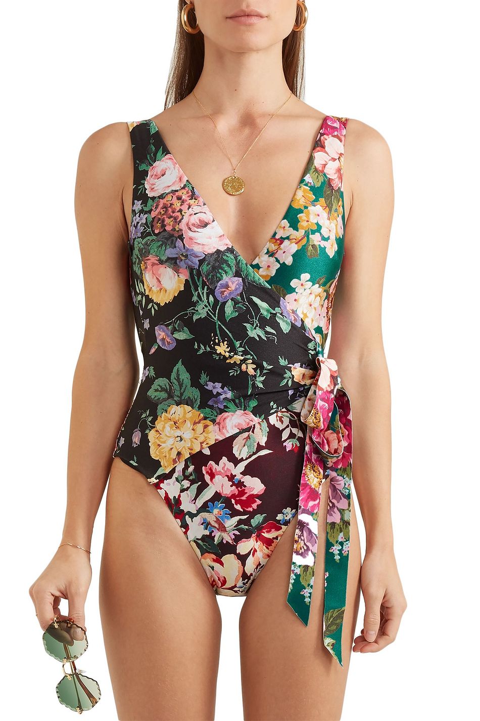 adidas floral swimsuit