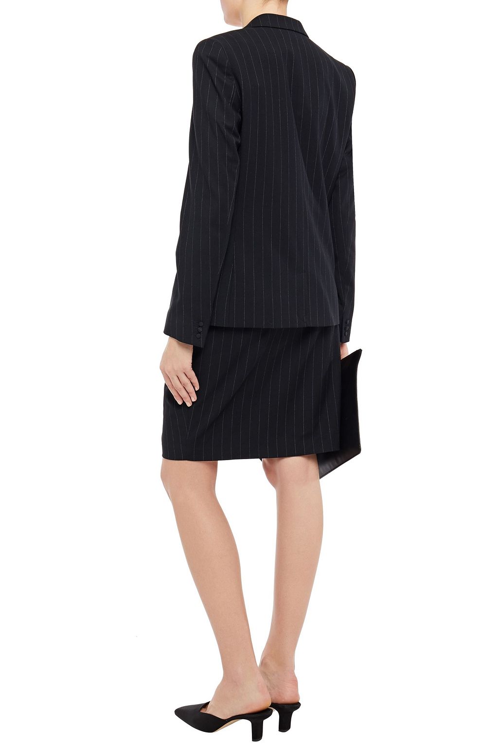 BA&SH Pinstriped twill blazer