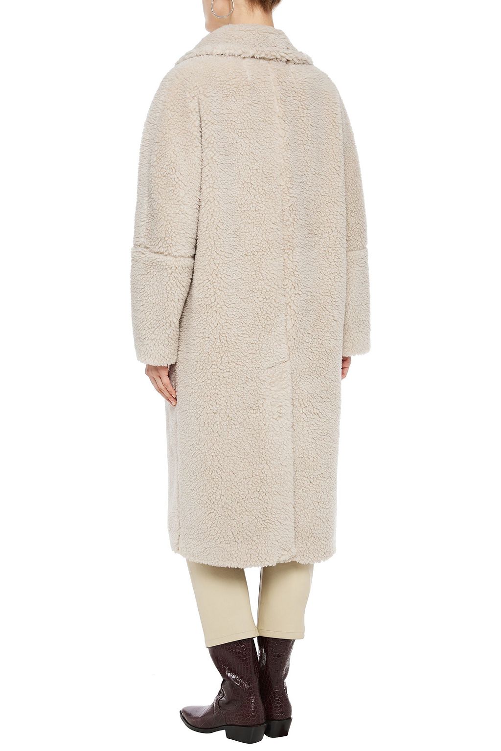BA&SH Faux shearling coat