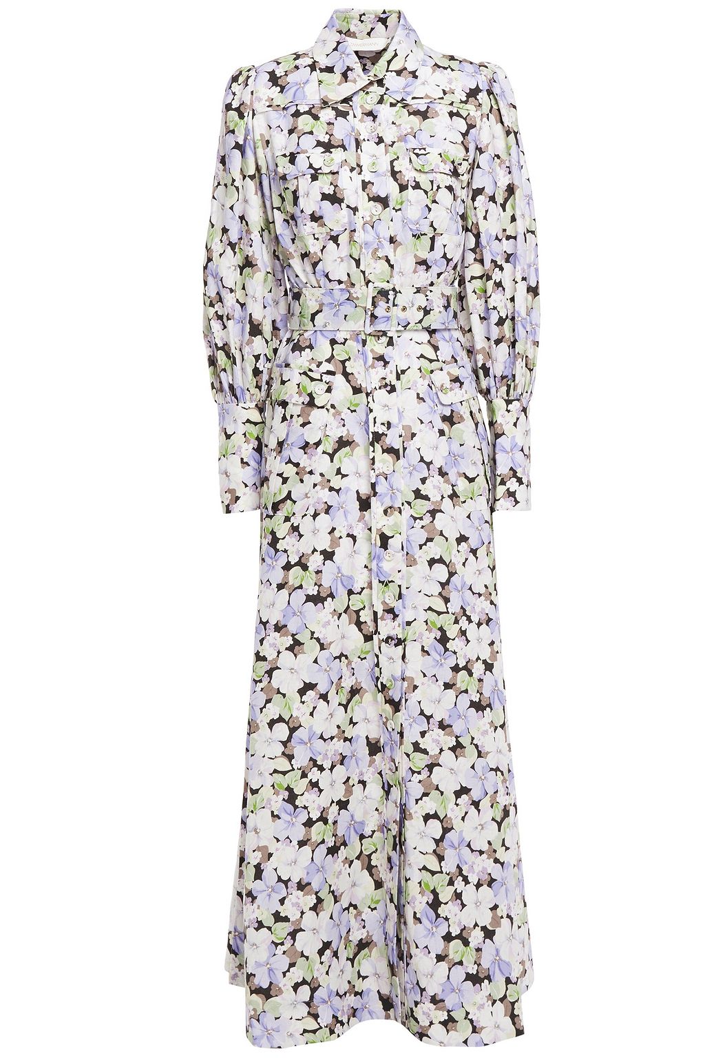 linen maxi shirt dress