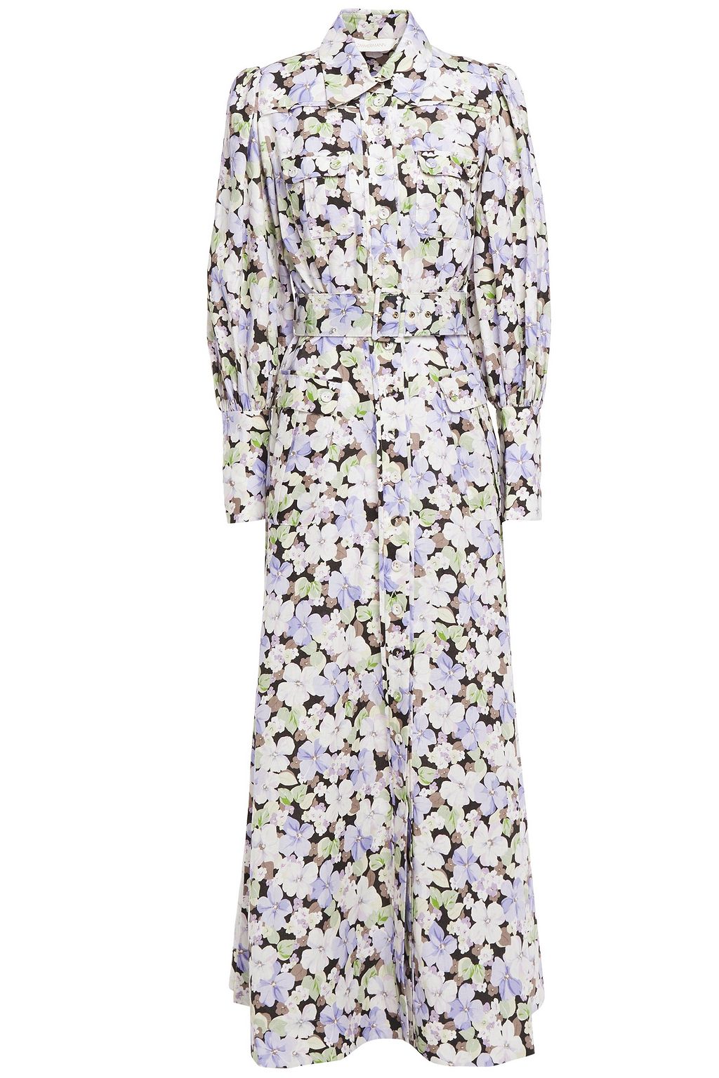 zimmermann floral linen dress