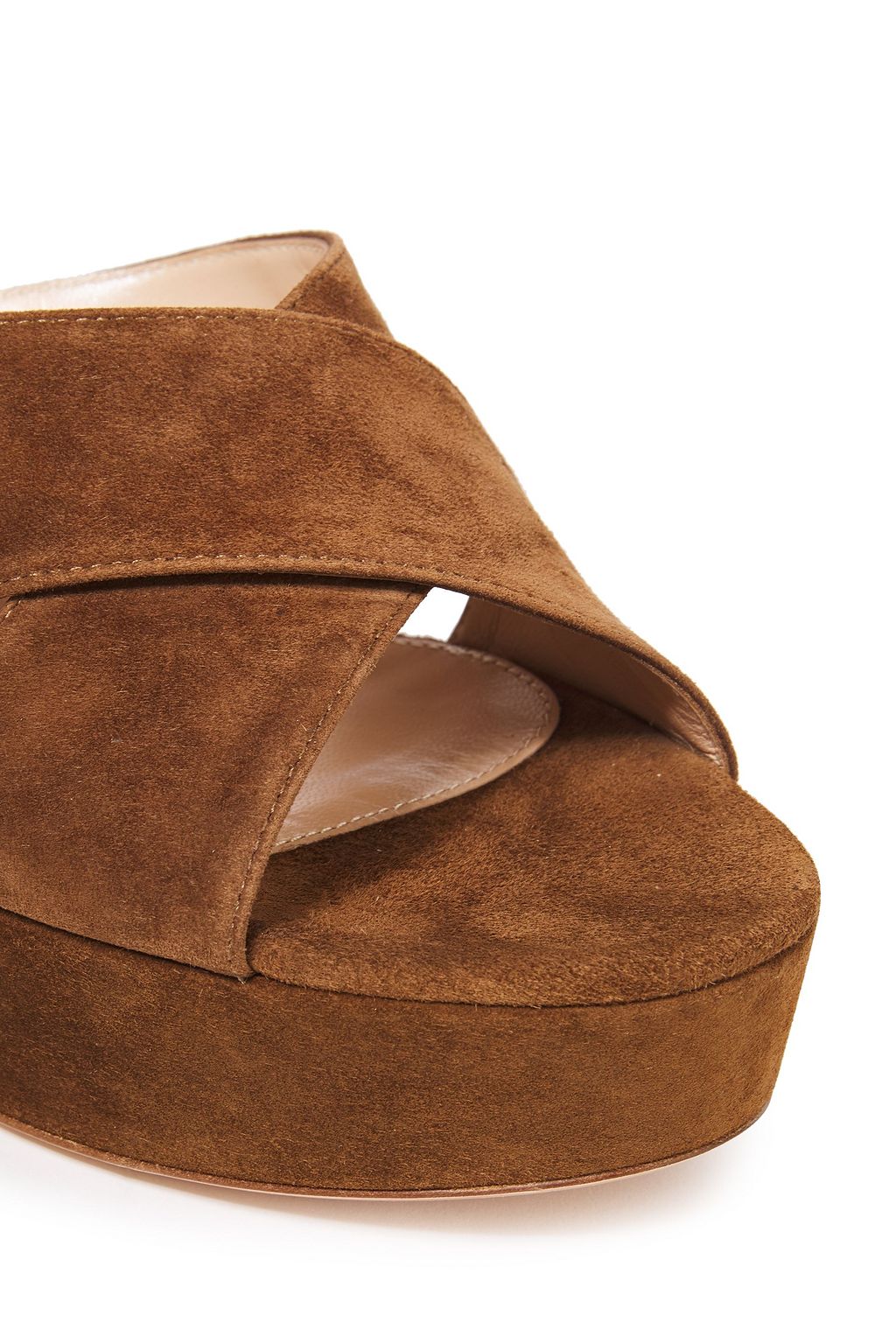 GIANVITO ROSSI Roxy 105 suede platform sandals