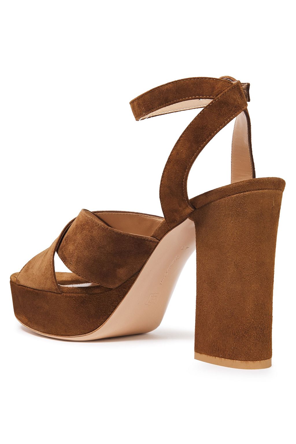 GIANVITO ROSSI Roxy 105 suede platform sandals