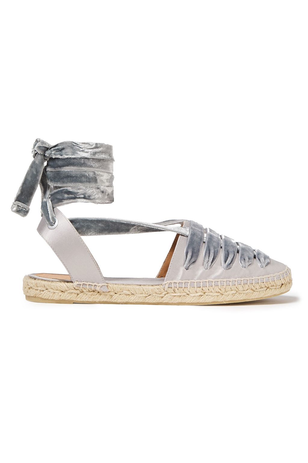 flat espadrilles lace up