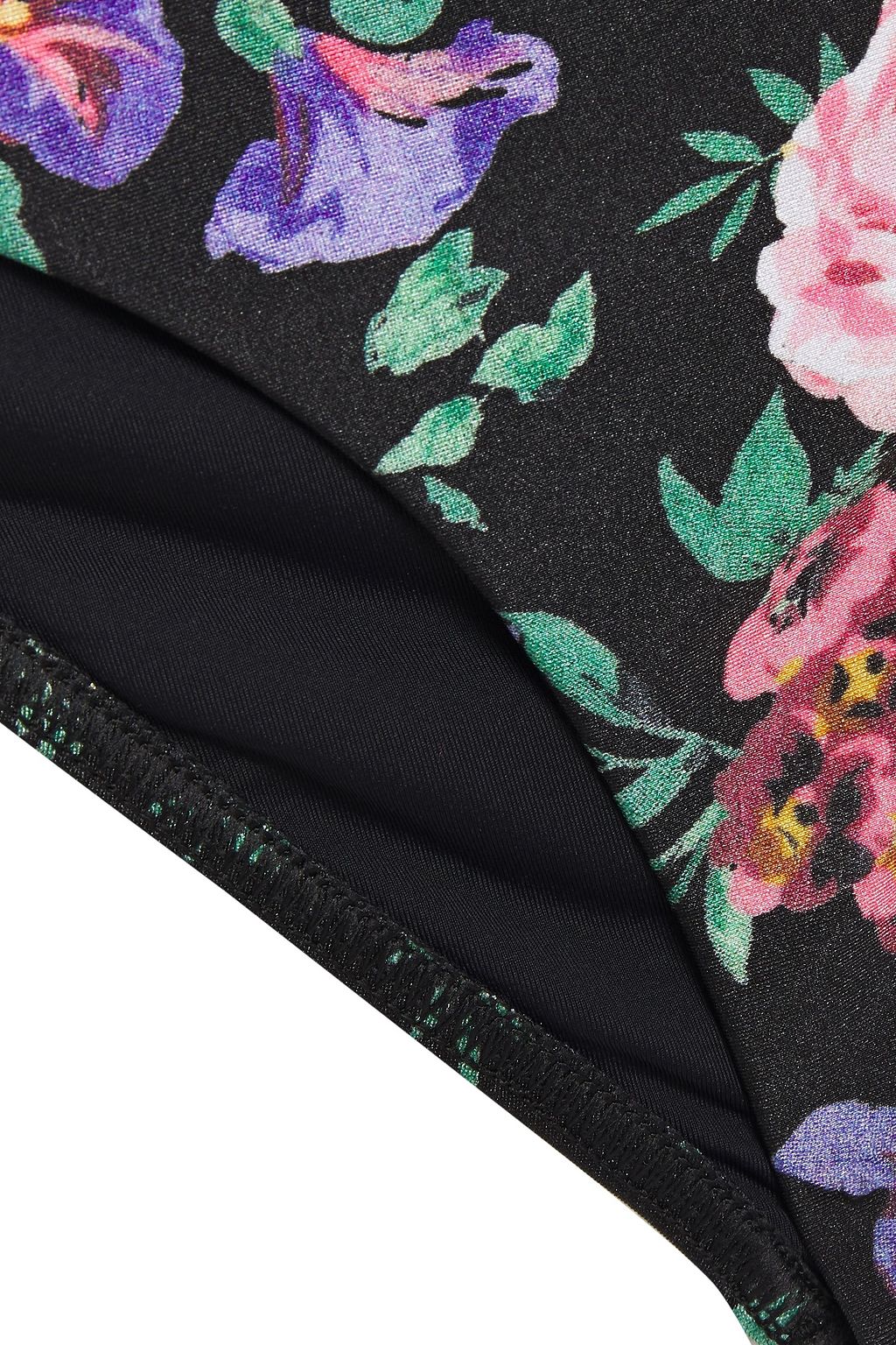 ZIMMERMANN Floral-print bandeau bikini