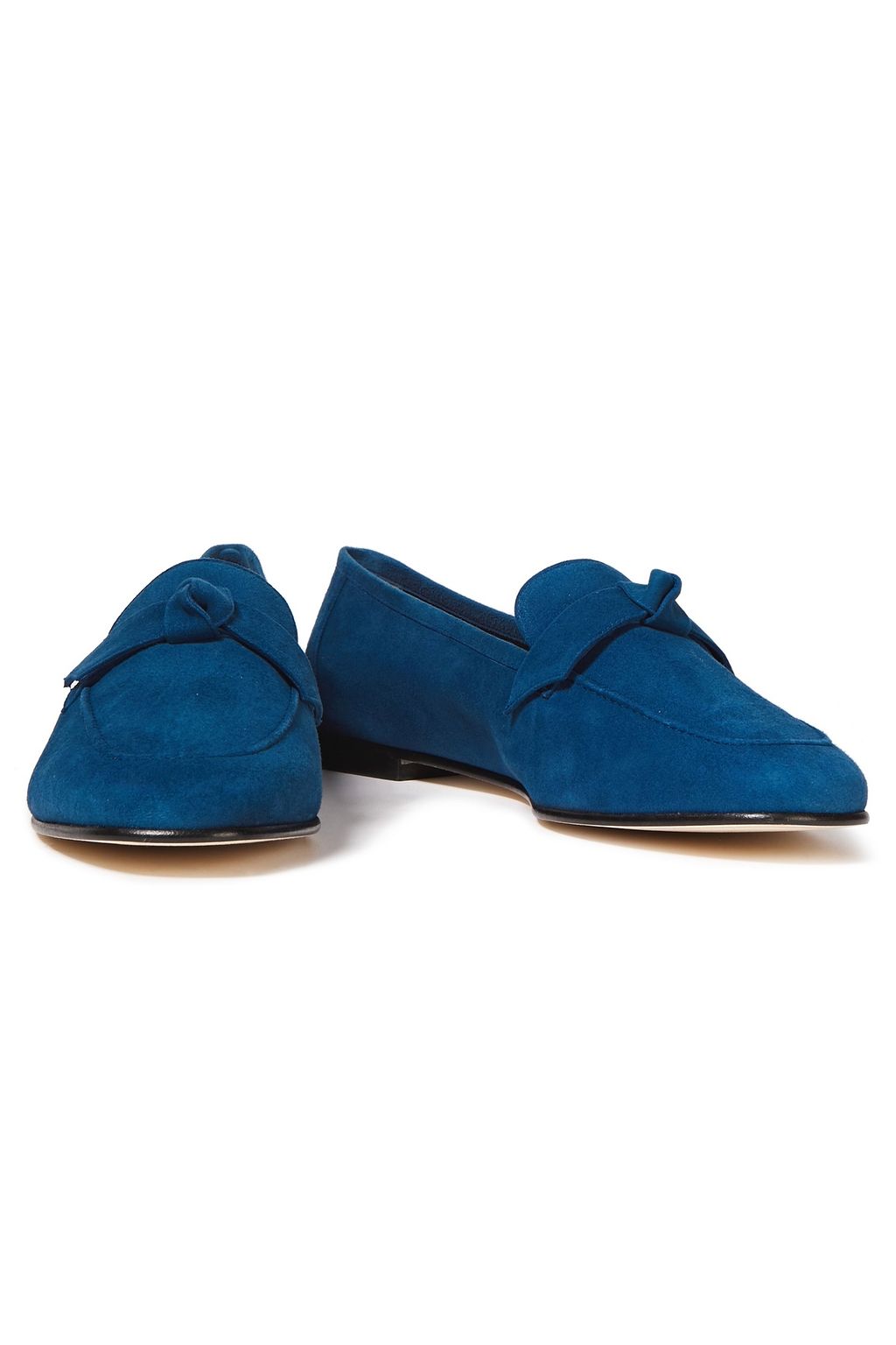 ALEXANDRE BIRMAN Knotted suede loafers