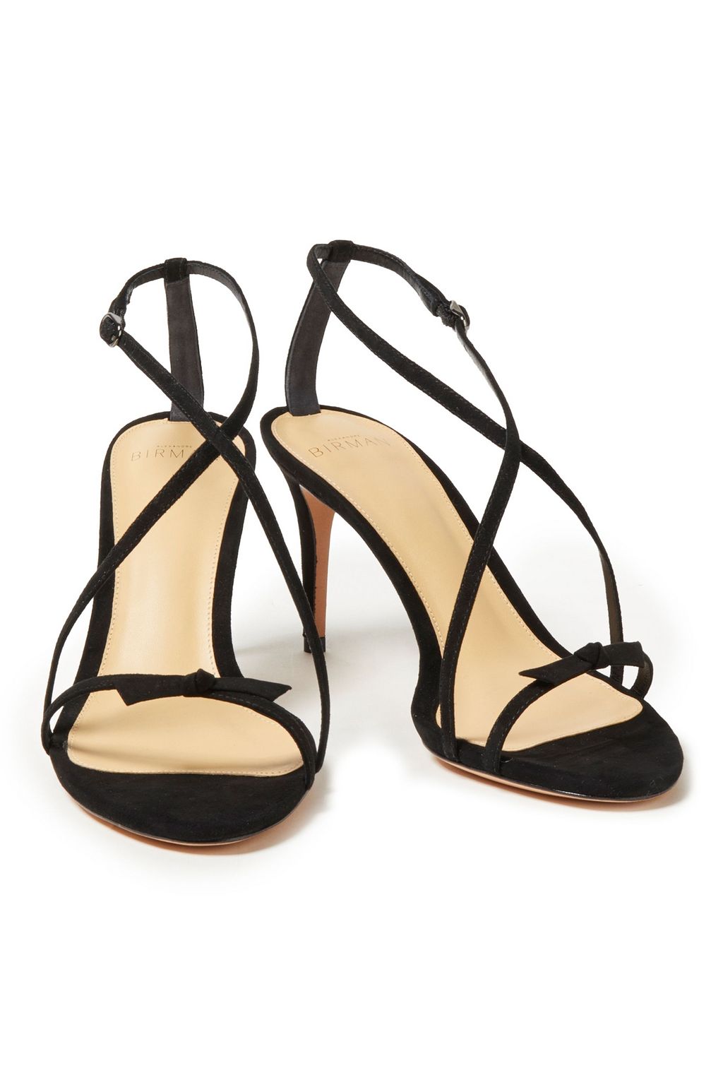ALEXANDRE BIRMAN Anastassia 75 knotted suede sandals