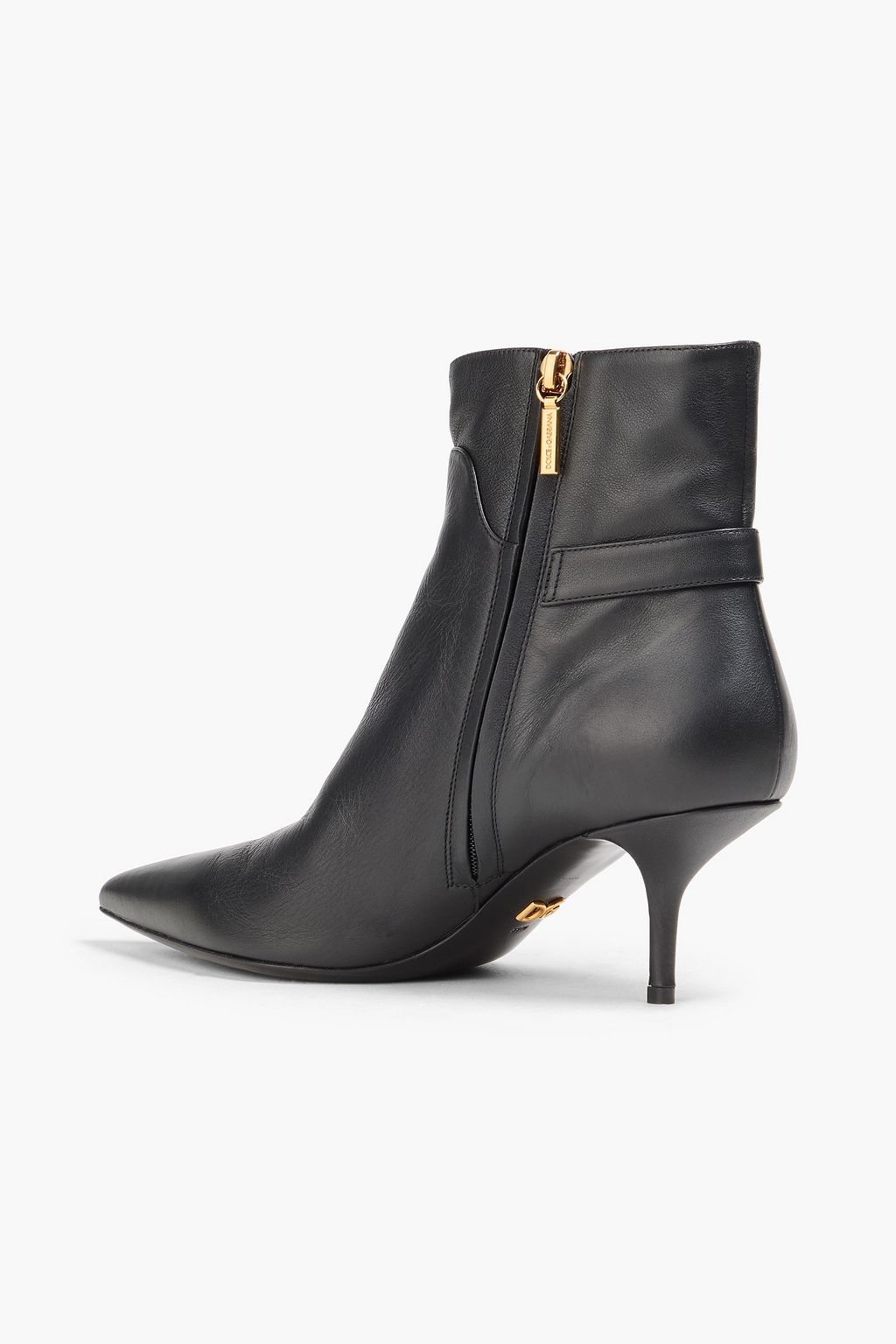 DOLCE&GABBANA Embellished leather ankle boots