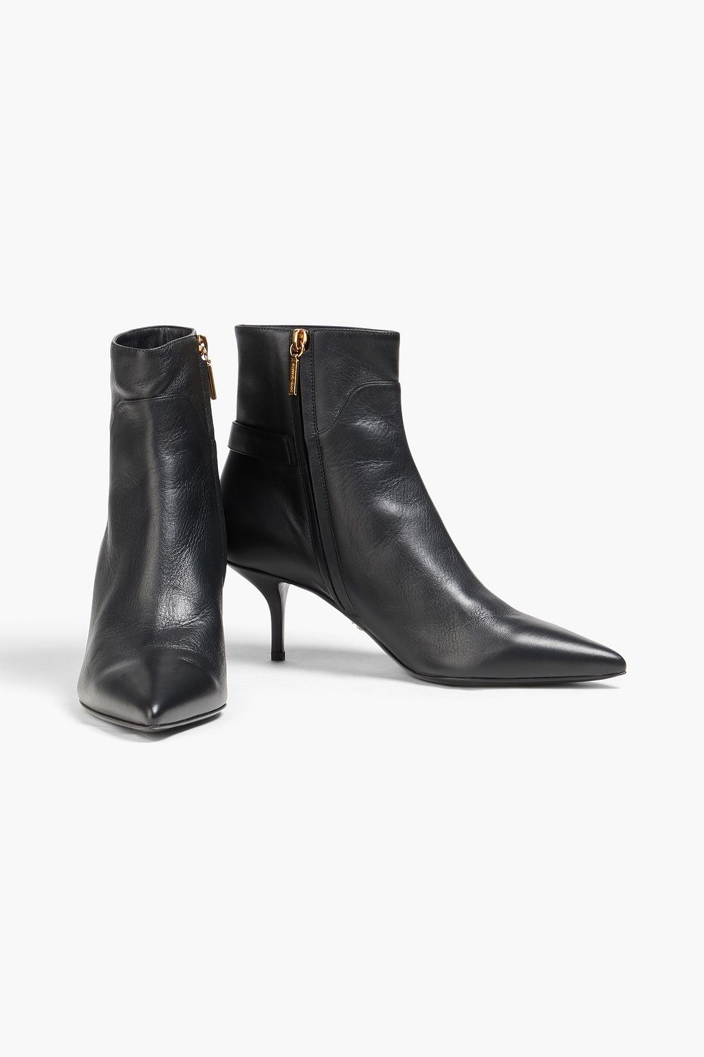 DOLCE&GABBANA Embellished leather ankle boots