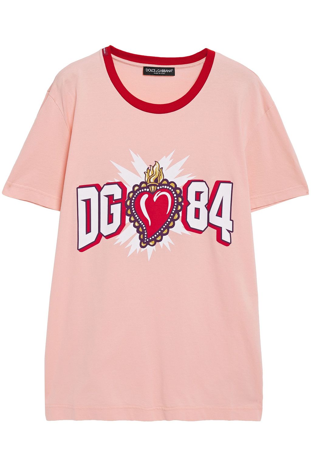 DOLCE & GABBANA Printed cotton-jersey T-shirt | THE OUTNET