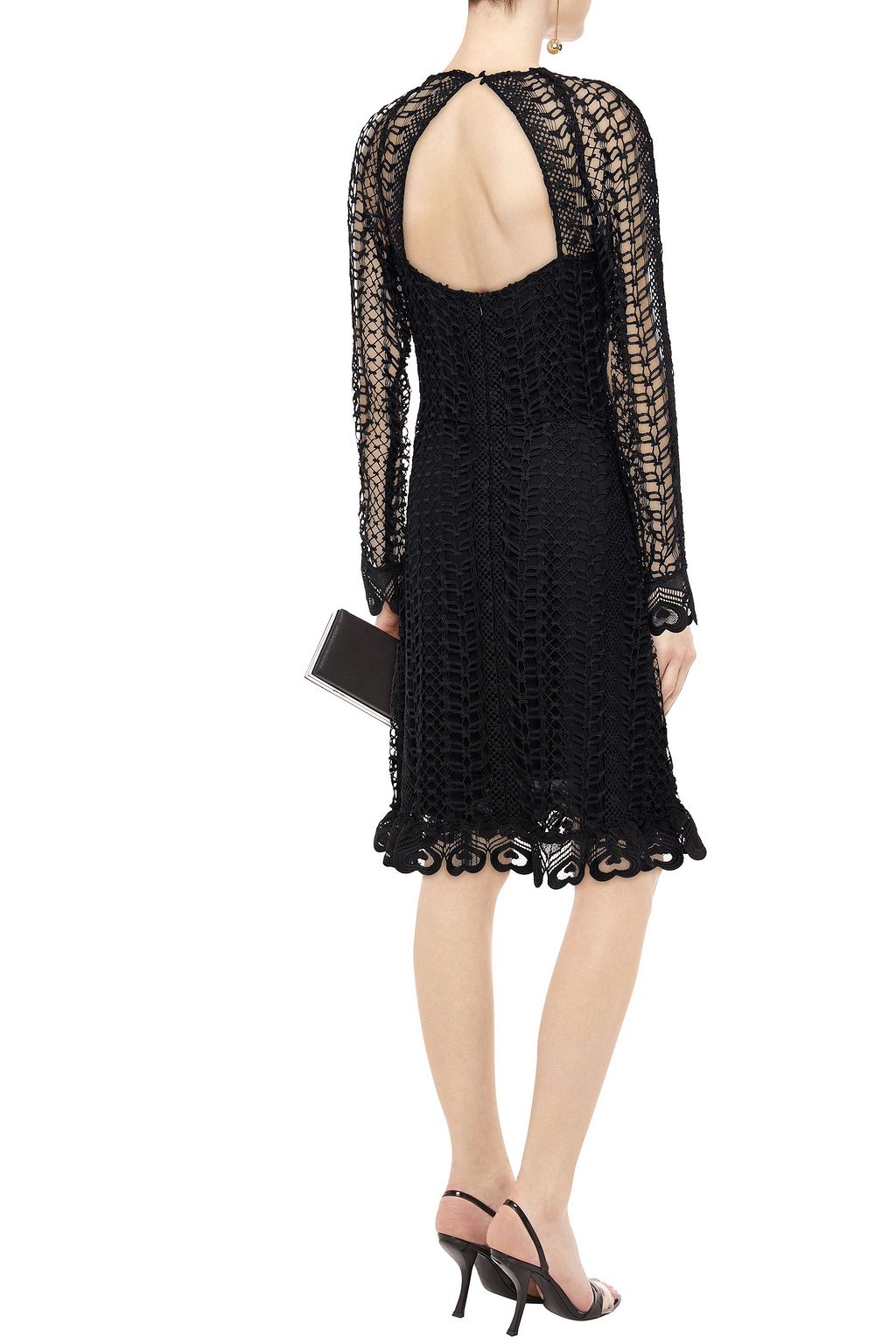 TEMPERLEY LONDON Sunbird guipure lace mini dress