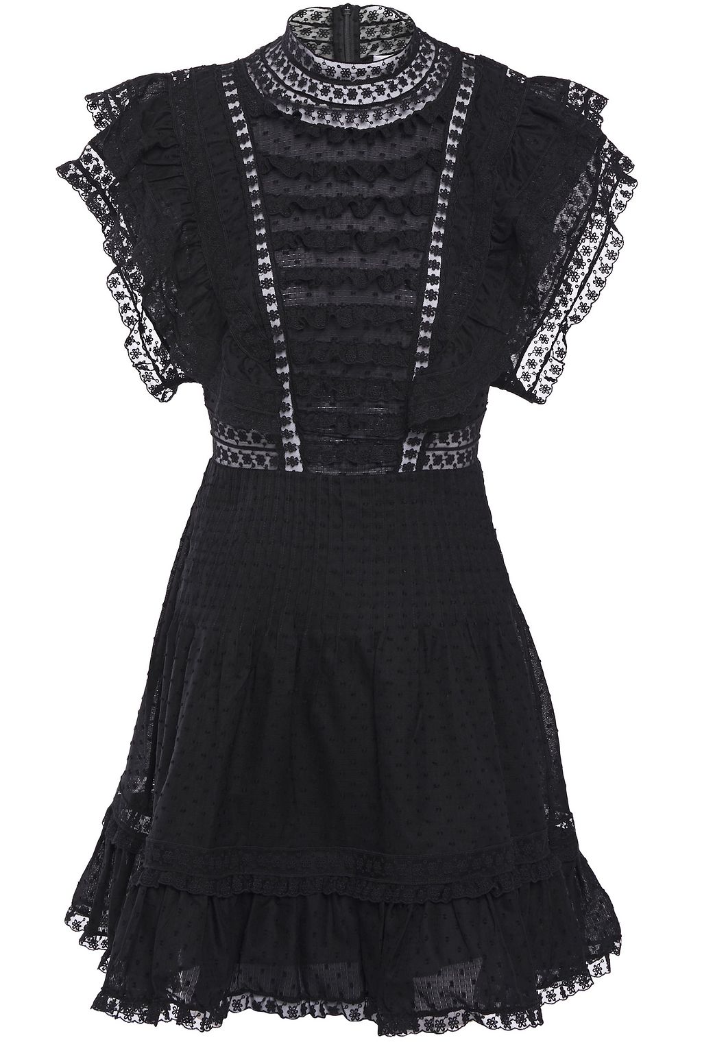 zimmermann black lace dress
