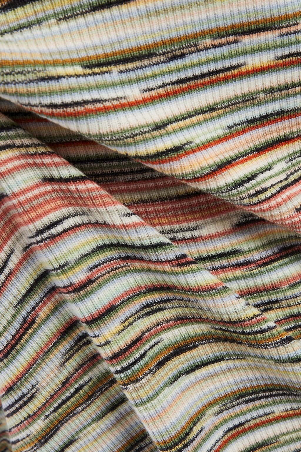 MISSONI Ribbed wool midi dress