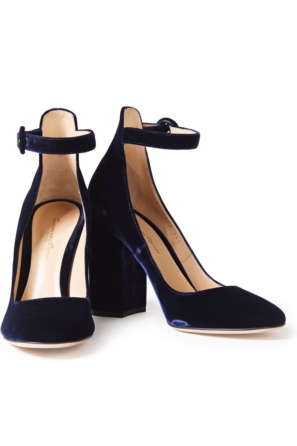 GIANVITO ROSSI Greta velvet pumps