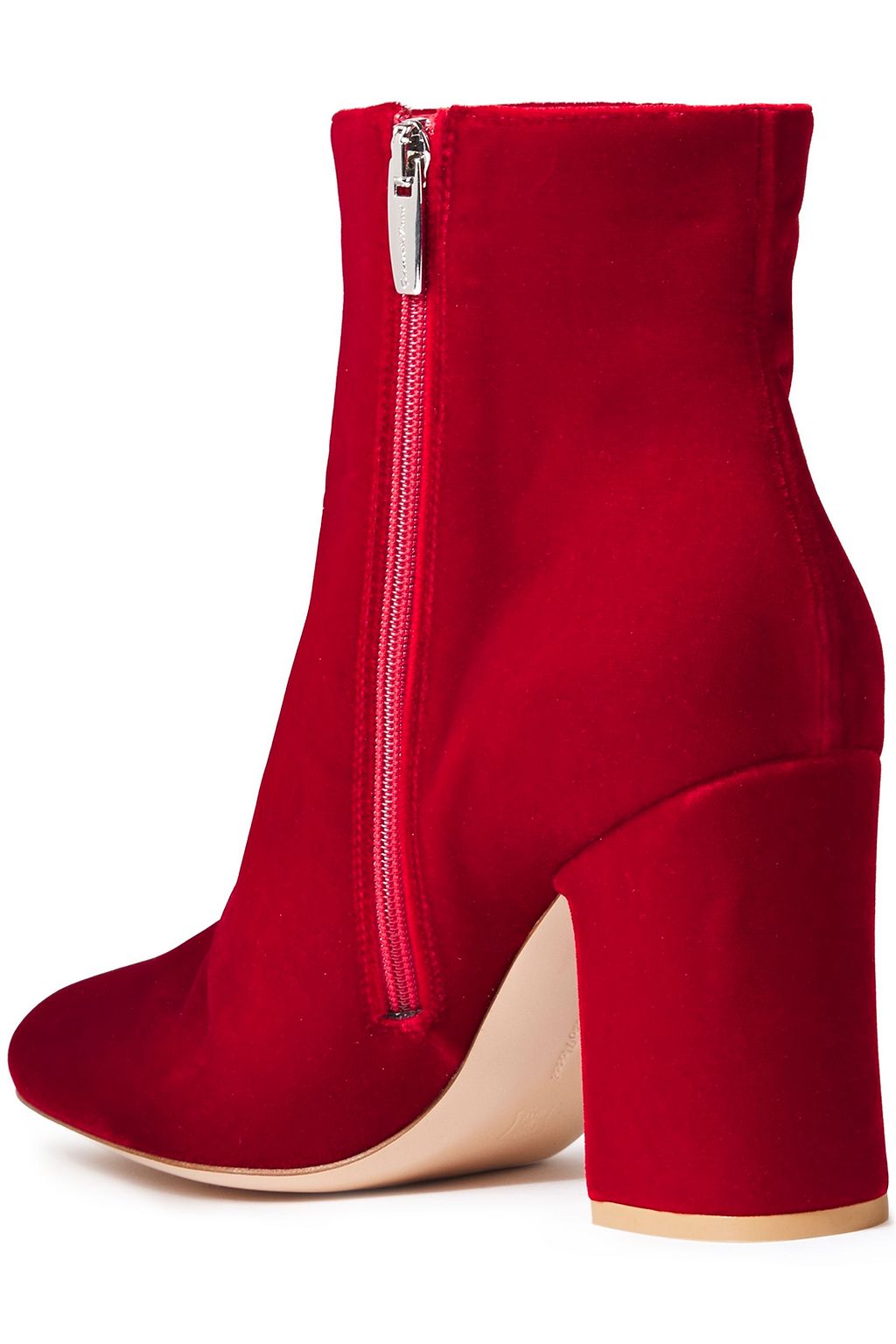 GIANVITO ROSSI Shelly 85 velvet ankle boots
