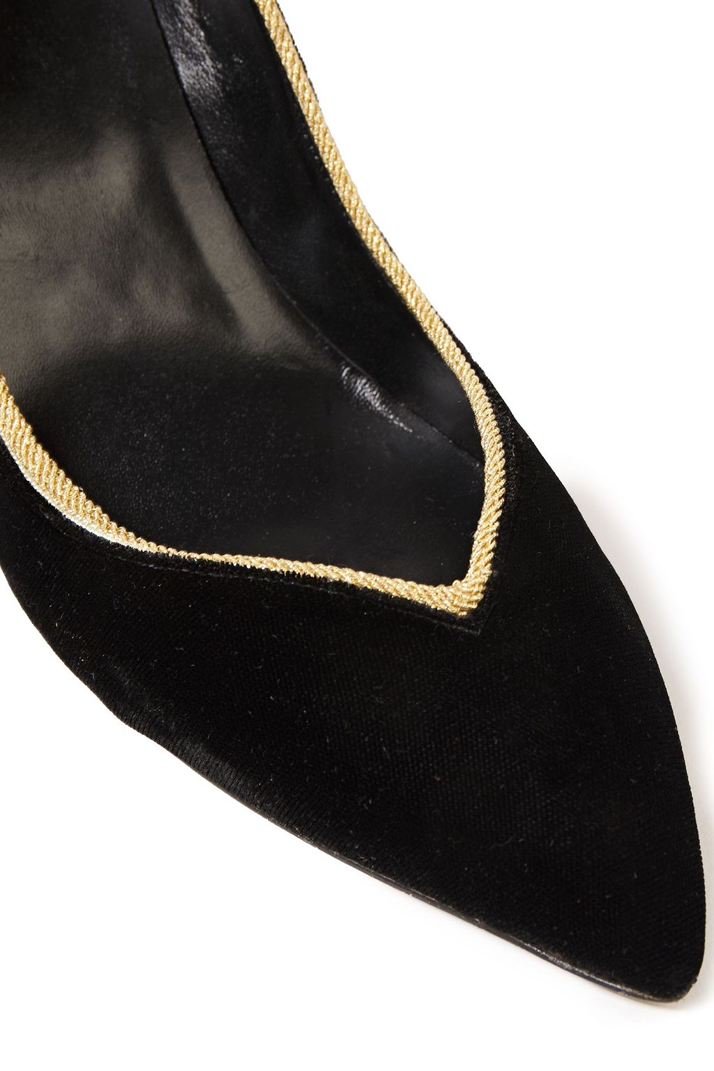 ROGER VIVIER حذاء بامب مصنوع من المخمل