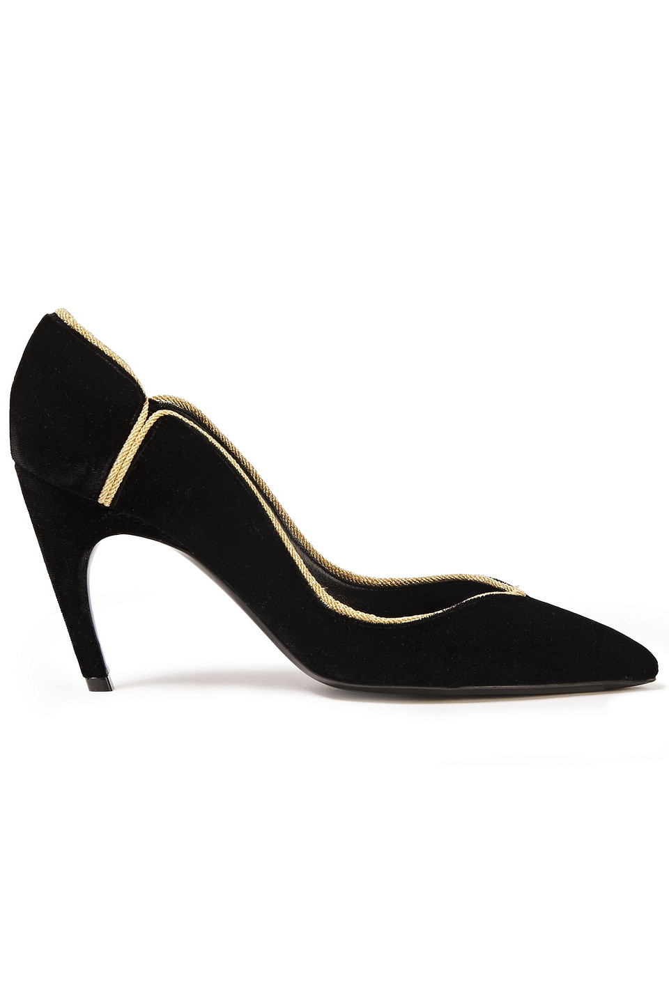 Velvet pumps