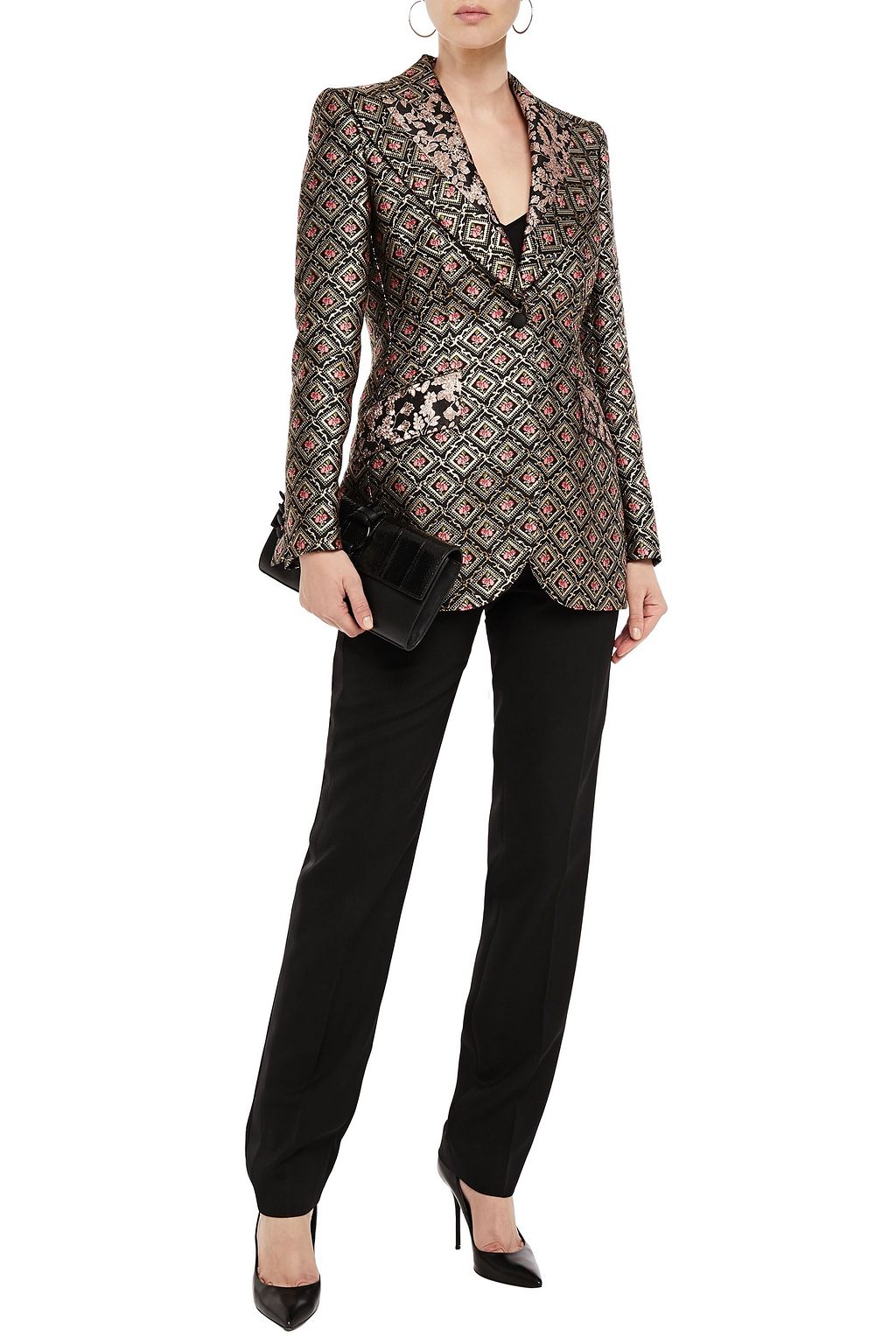 DOLCE&GABBANA Metallic jacquard blazer