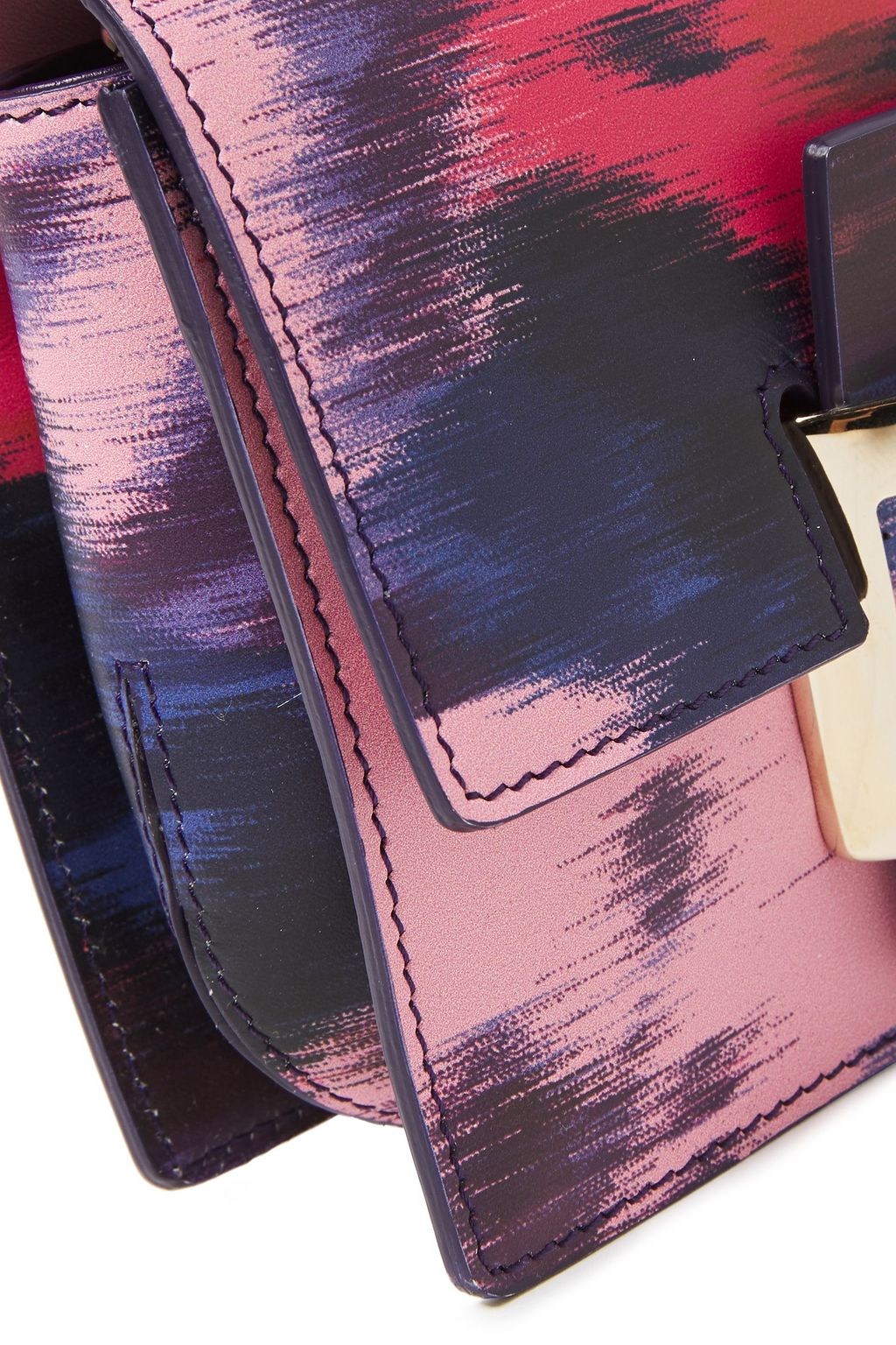 ROGER VIVIER Printed leather shoulder bag