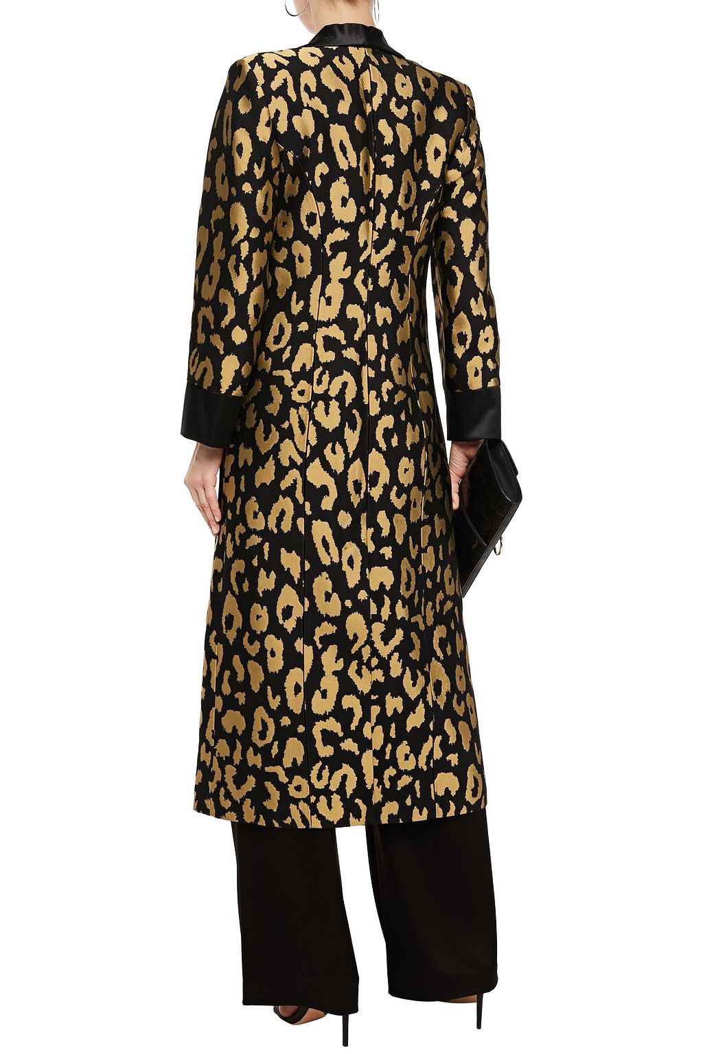 TEMPERLEY LONDON Josie metallic leopard-jacquard coat