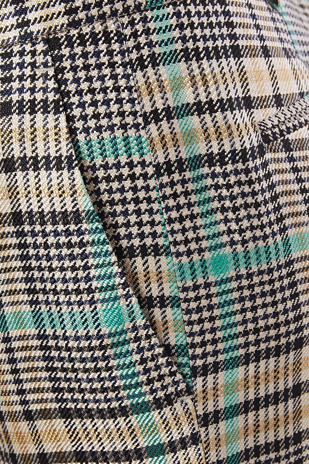 EACH X OTHER Checked jacquard flared pants