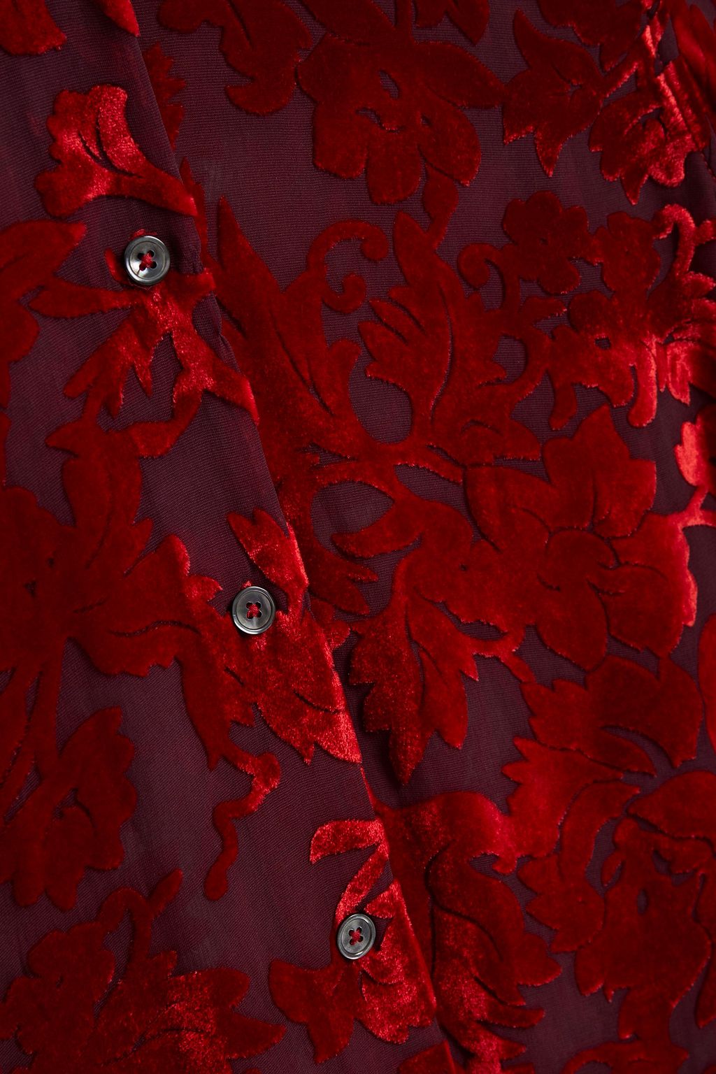 ANN DEMEULEMEESTER Devoré-chiffon shirt