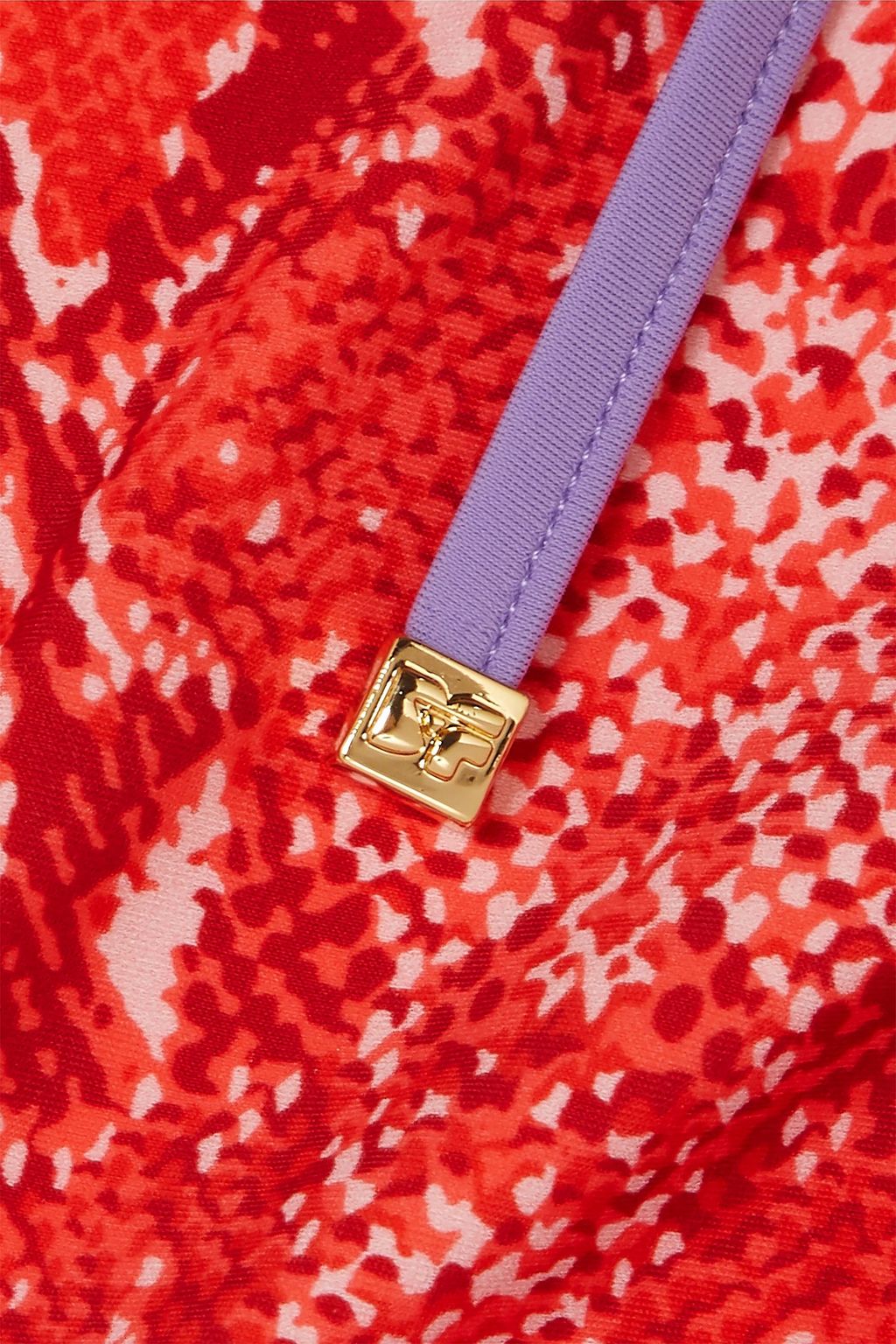 DIANE VON FURSTENBERG Kate snake-print low-rise bikini briefs