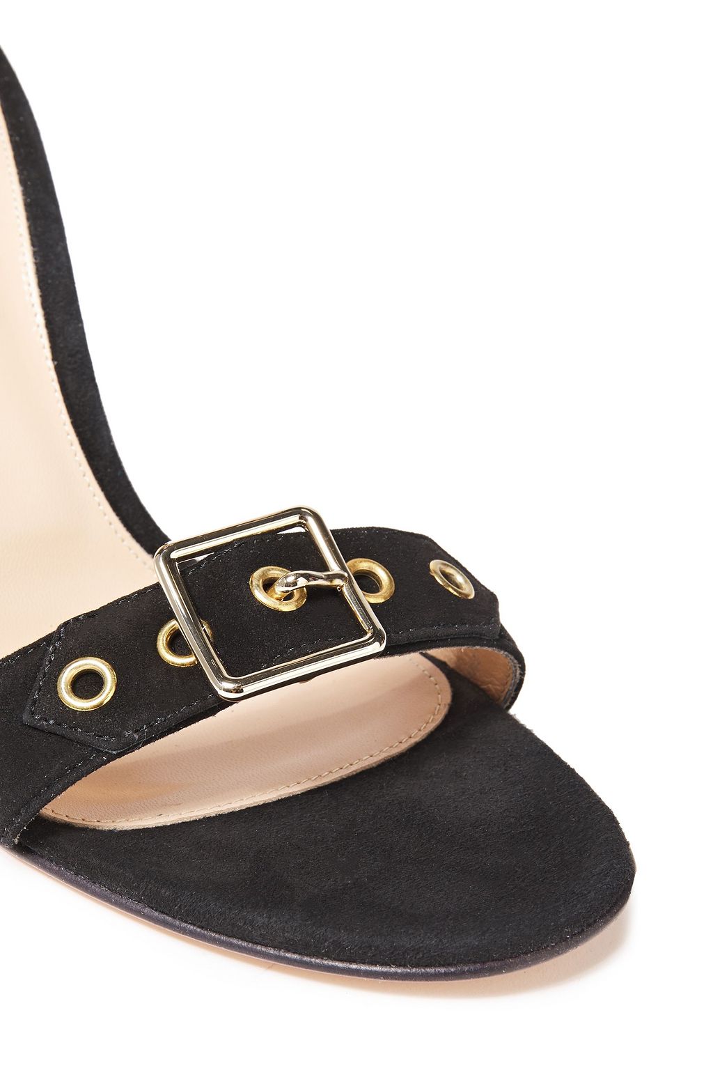GIANVITO ROSSI Hayes buckle-detailed suede sandals