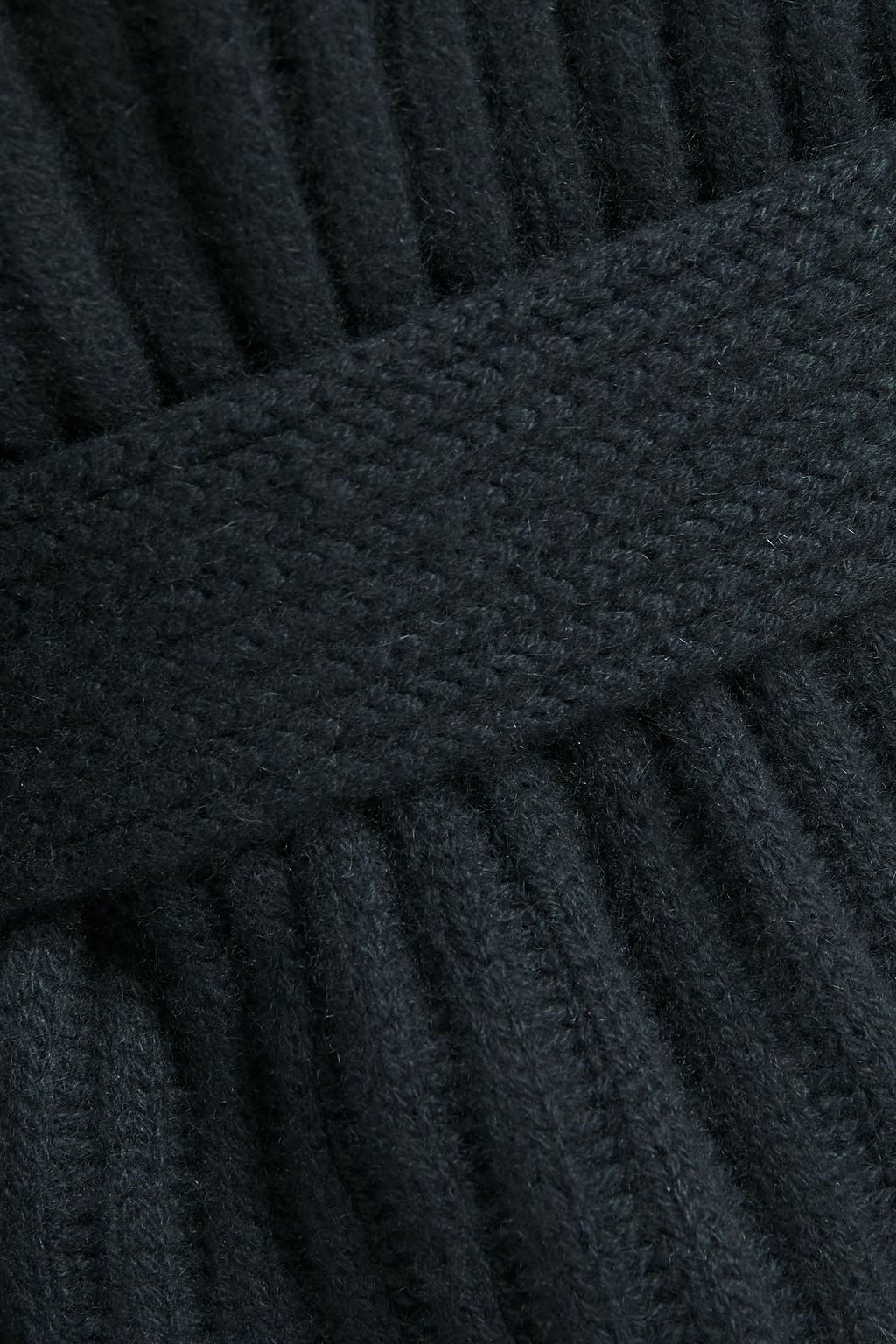 LE KASHA Belted ribbed cashmere cardigan