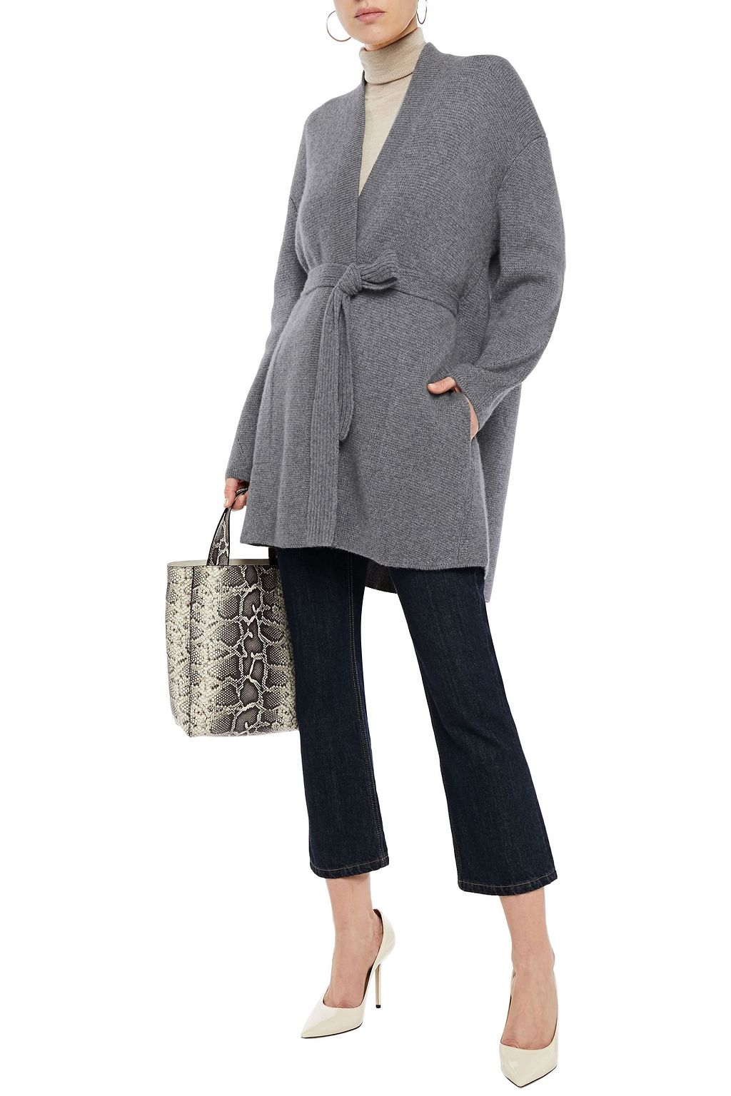 LE KASHA Rome belted cashmere cardigan