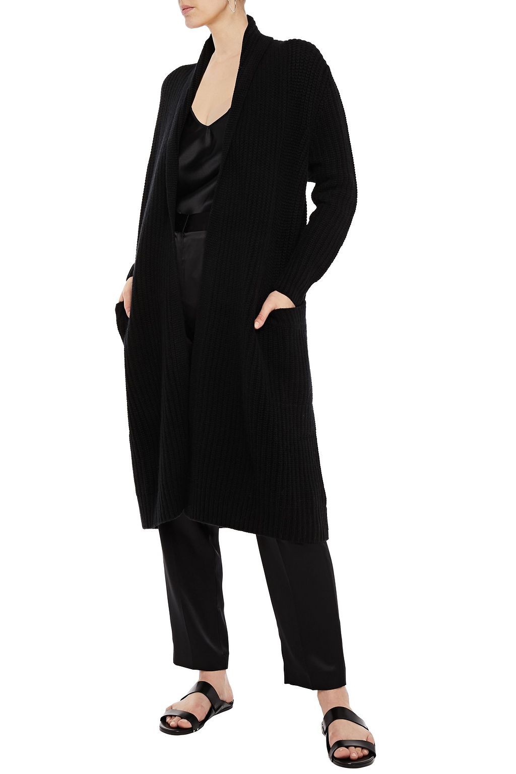 LE KASHA Ribbed cashmere cardigan