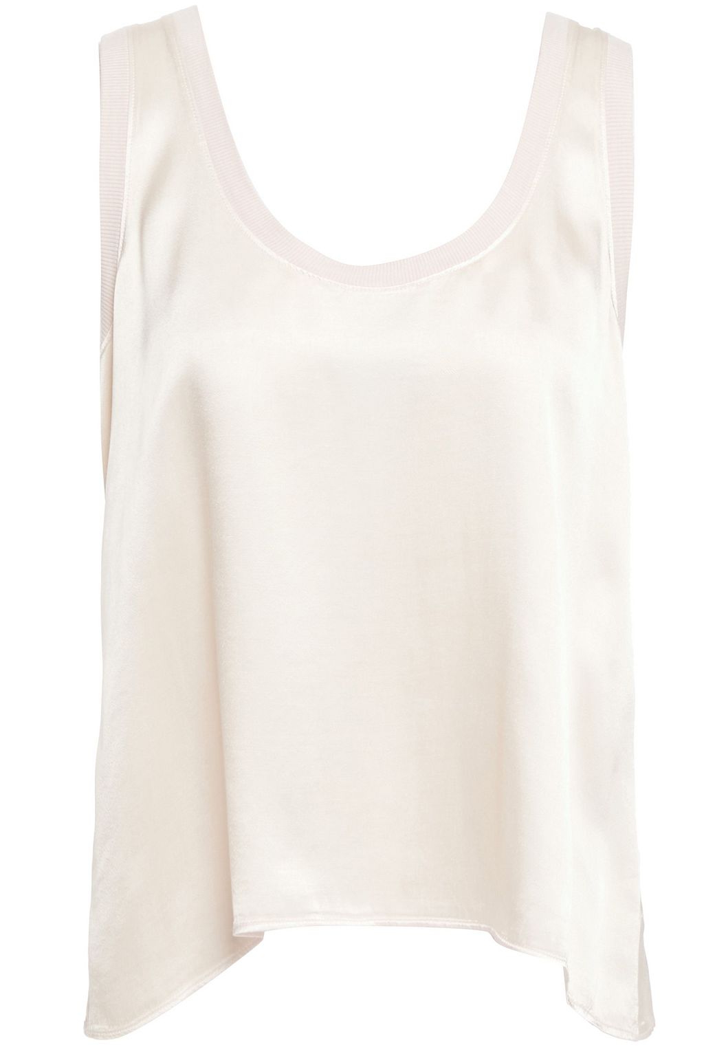white satin tank