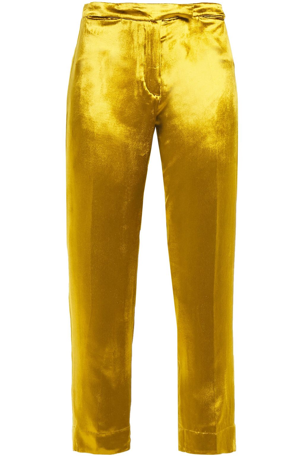 mustard velvet pants