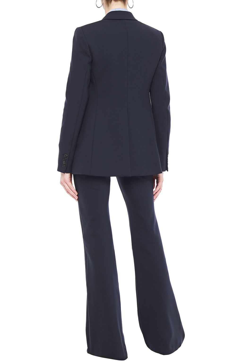 THE ROW Delon scuba flared pants