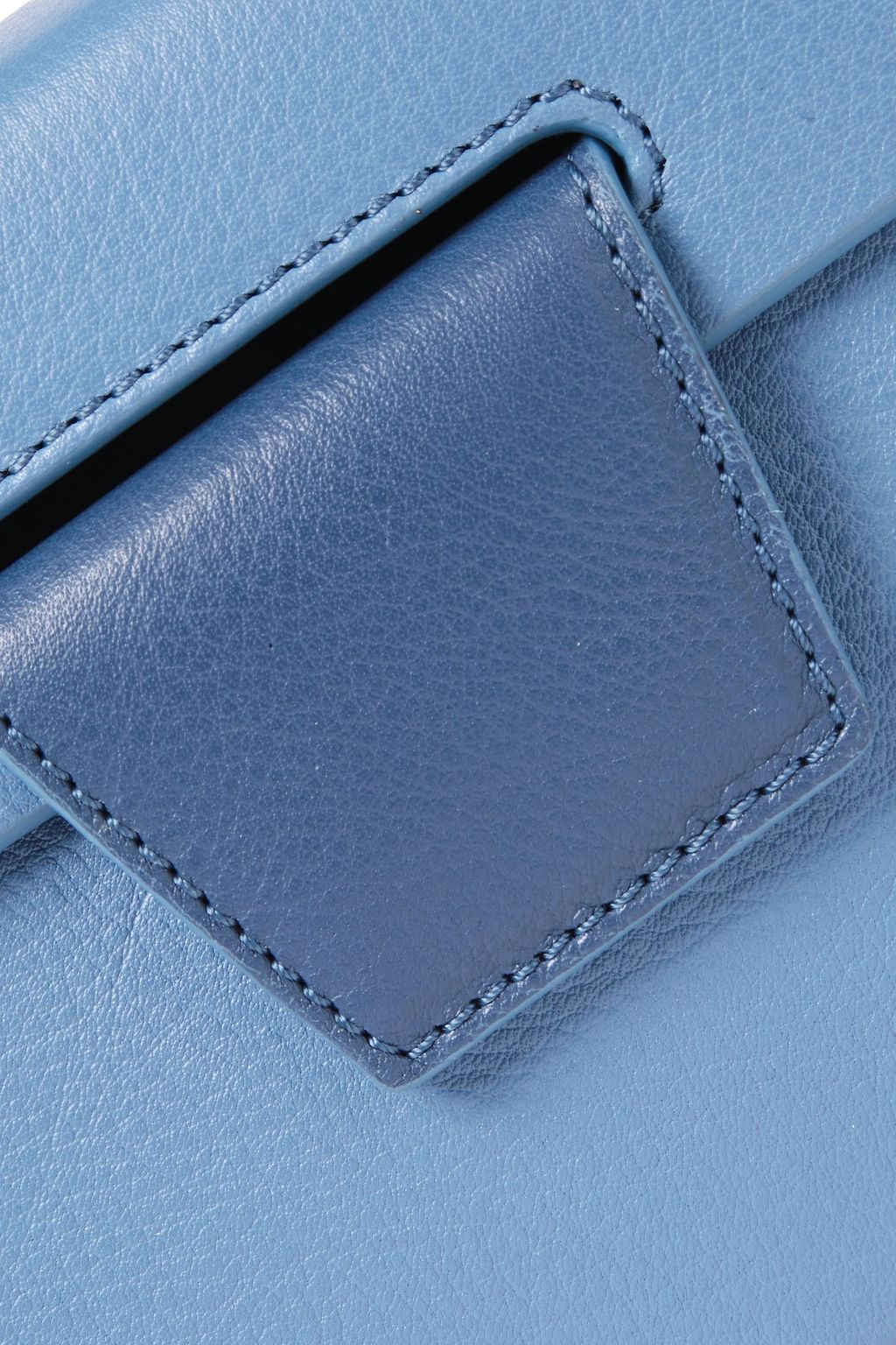YUZEFI Lola color-block textured-leather belt bag