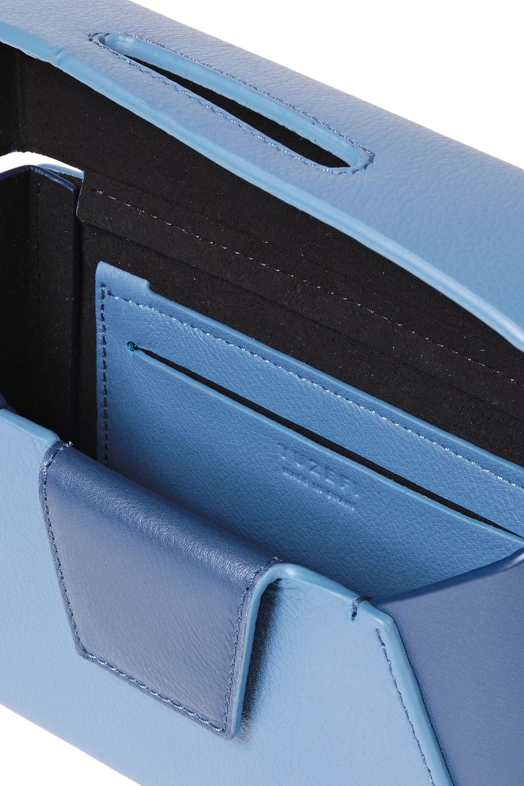 YUZEFI Lola color-block textured-leather belt bag