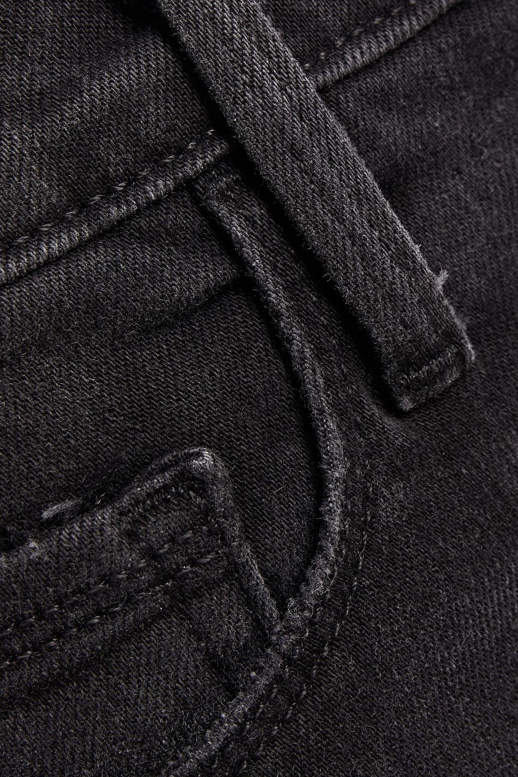 FRAME Le Nouveau cropped high-rise straight-leg jeans