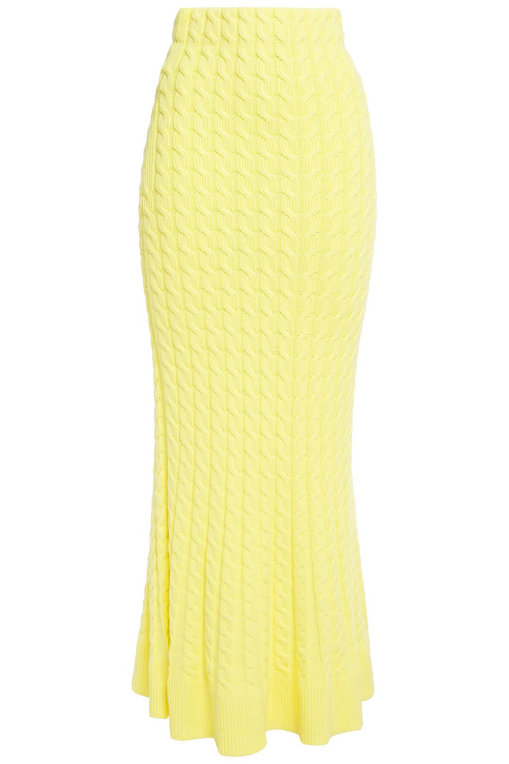 cable knit maxi skirt