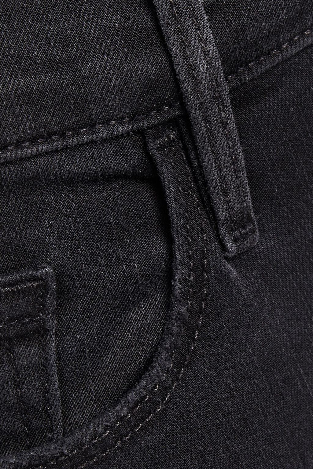 FRAME Le Skinny de Jeanne faded high-rise skinny jeans