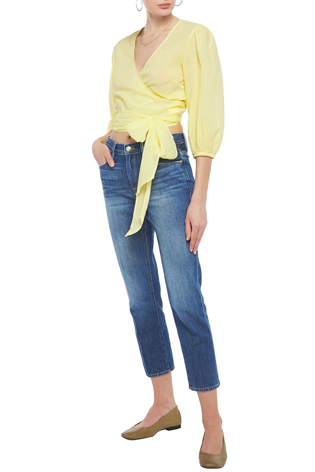 FRAME Le Nouveau mid-rise straight-leg jeans