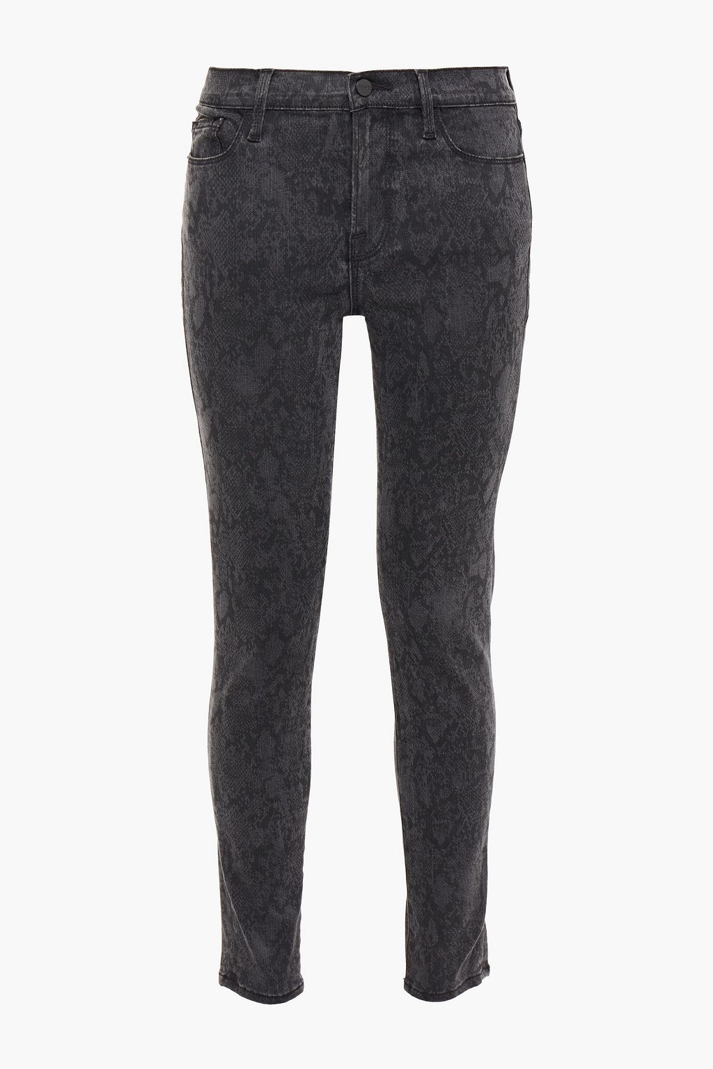 black snake print jeans